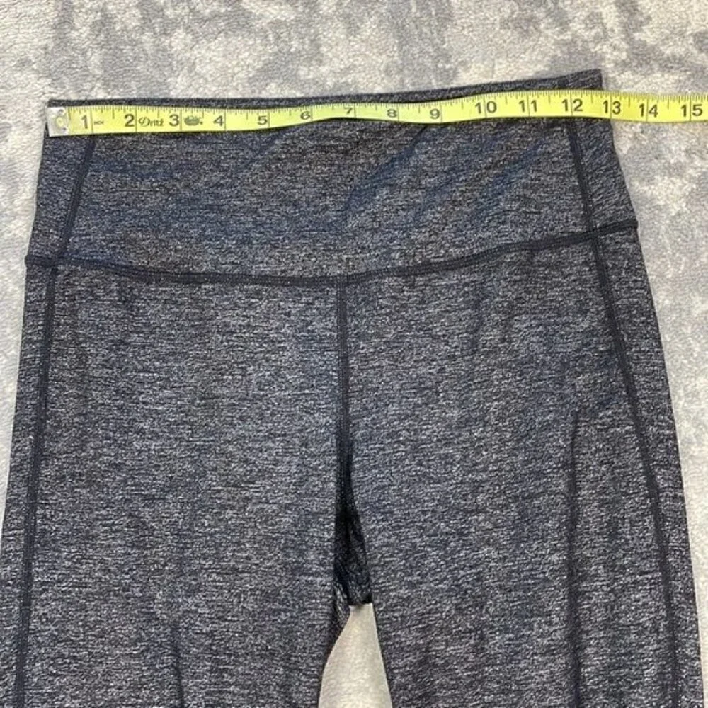 Athleta Chaturanga Capri Dark Gray Leggings Yoga Gym 212387-00 Sz S